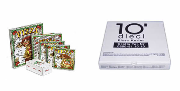 Pizzakarton, Pizzaschachteln für Unternehmen, online bestellen und kaufen