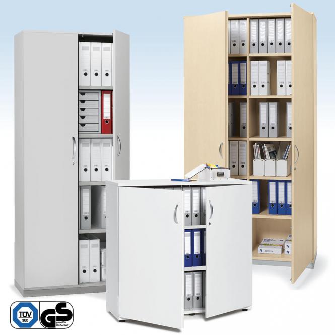 • Schränke, Flügeltürenschränke, Schiebetürenschränke, Rollladenschränke, Hängeregistraturschränke