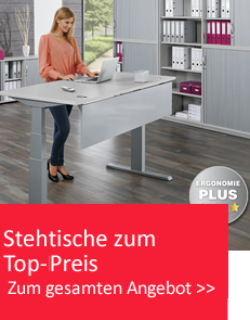 Elektrisch höhenverstellbare Stehtische, Schreibtische